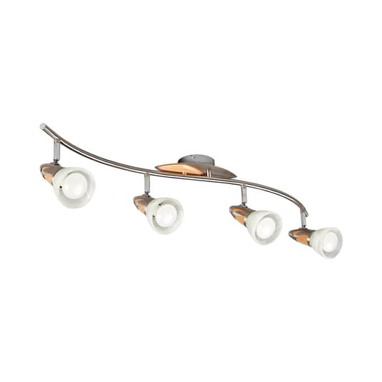 Lindby 4 Flammige Holz Deckenlampe Marena Deckenlampe Deckenleuchte Leuchte E14 B-Ware