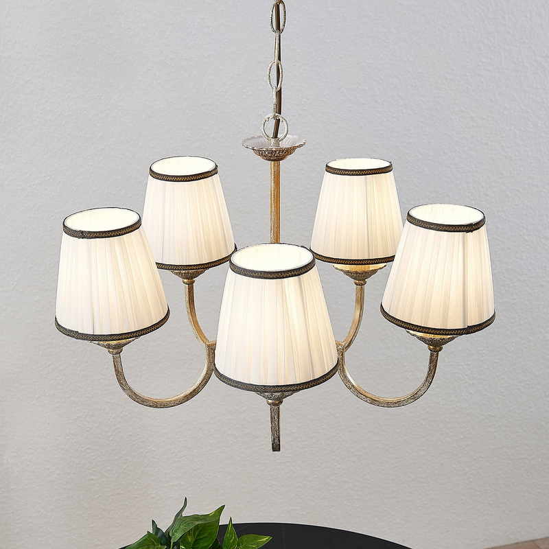 Lindby Lumiel Kronleuchter Fünfflammig Lampe Leuchte Deckenleuchte Deckenlamp915 B-Ware