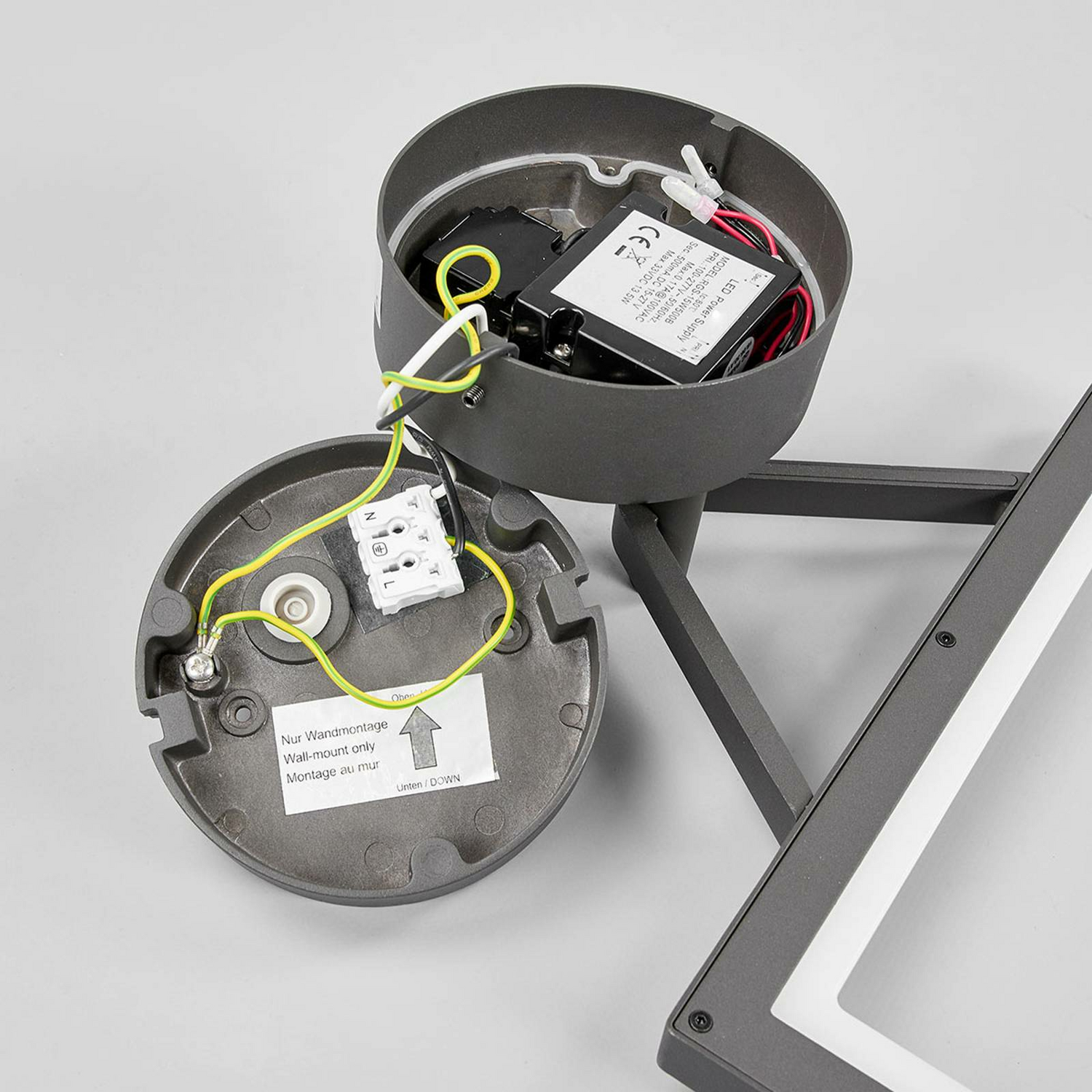 Lucande Led Außen Wandleuchte Mirco Wandleuchte Außenlampe Lampe Bewegungsmelder B-Ware - 4251096548594