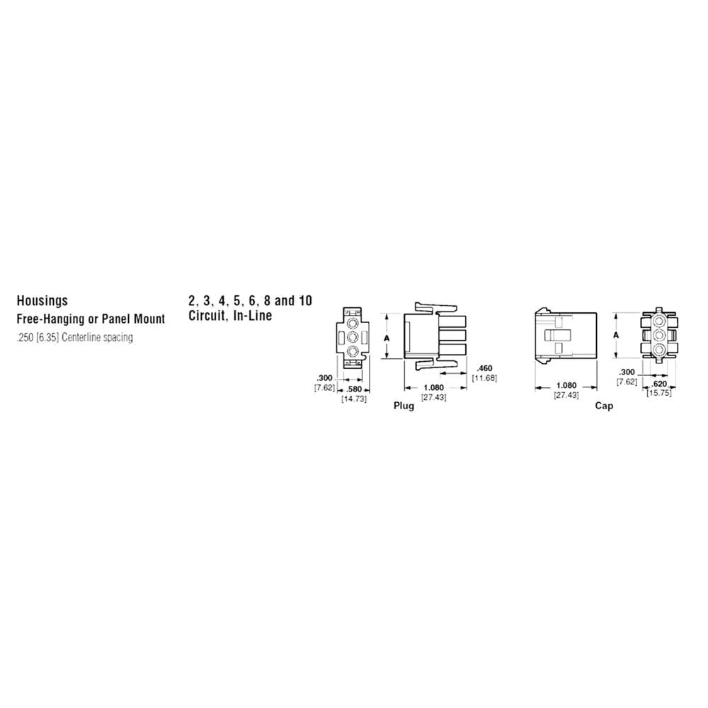 800 Stück Te Connectivity Buchsengehäuse Kabel Universal Mate N Lok B-Ware