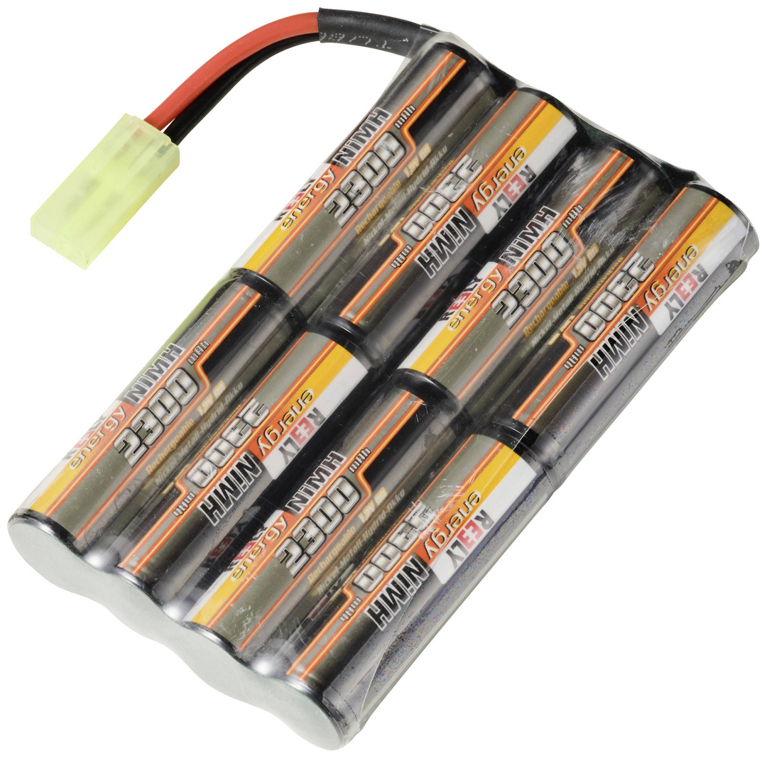 Reely Modellbau Akkupack (Ni Mh) 9.6 V 2300 M Ah Zellen Zahl: 8  Mignon Aa Akku B-Ware
