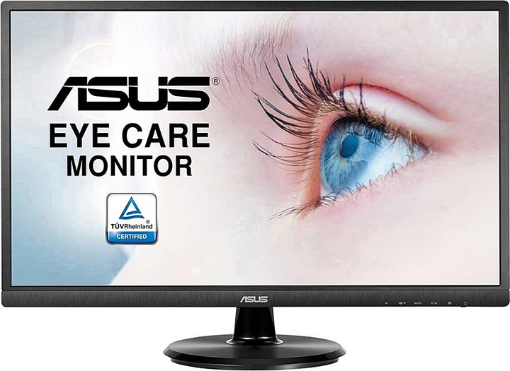 Asus VA249HE LCD Monitor 23.8 " 1920x1080p Full HD Bildschirm EEK F DEFEKTWARE