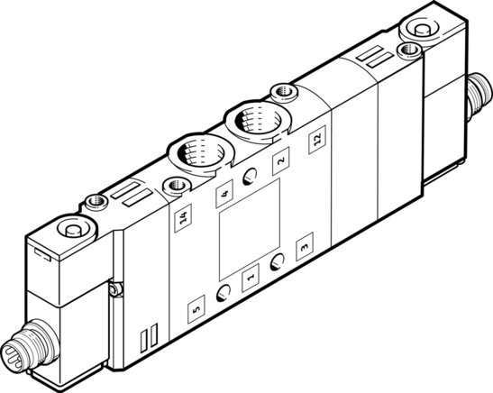 FESTO Magnetventil 550227 CPE10-M1CH-5/3G-M7 M7 Nennweite Details 4 mm Magnet