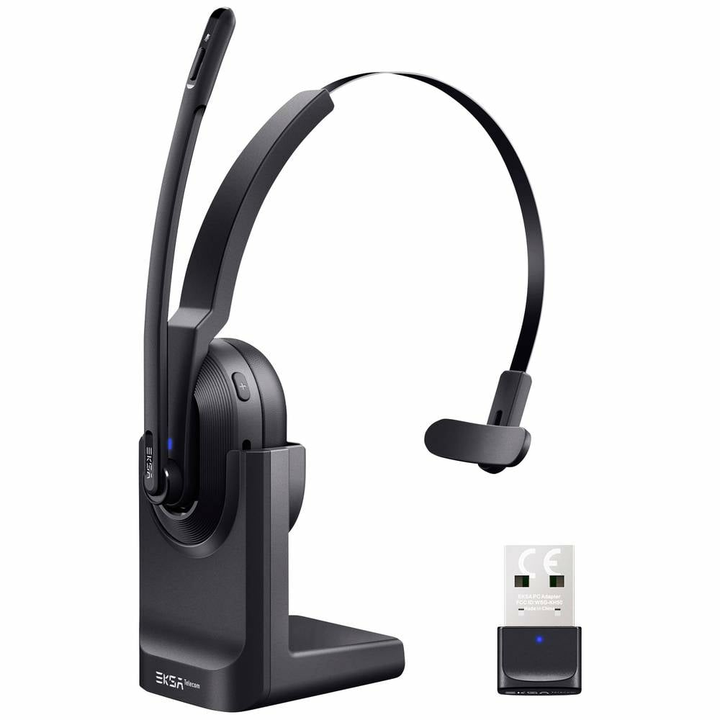 Eksa H5 On Ear Headset Bluetooth Kopfhörer Mikrofon Rauschunterdrückung Schwarz  B-Ware