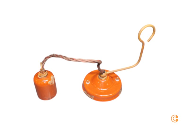 Ferroluce Wandleuchte C665 Vintage-Stil orange Wandlampe Lampe SIEHE TEXT/FOTO