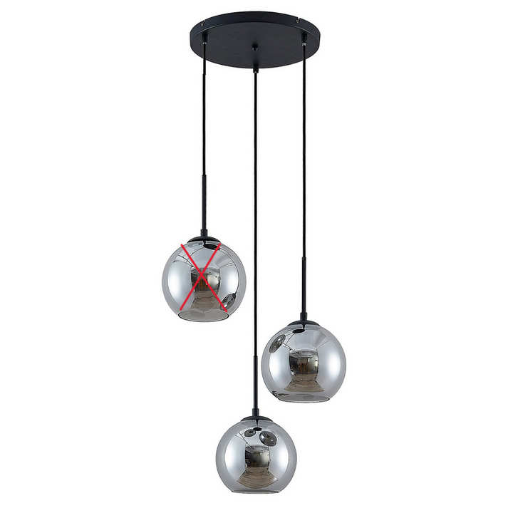 Lindby Jurian Pendelleuchte Hängelampe Deckenlampe Lampe Schwarz Siehe Text/Foto B-Ware - 4251911727869