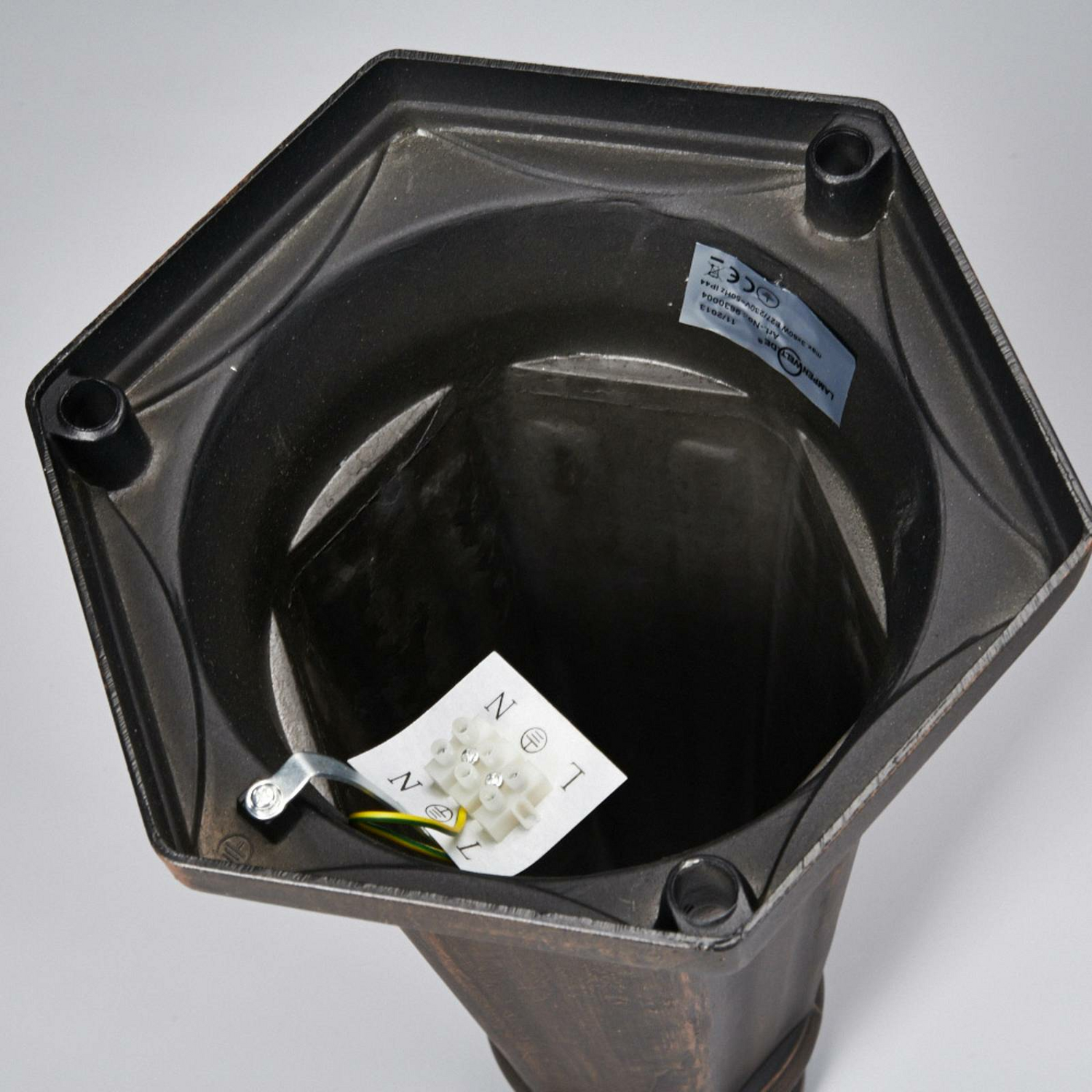 B-Ware Lindby Kandelaber Eddie Gartenleuchte Gartenlampe Lampe 3 Flammig E27 Rostbraun