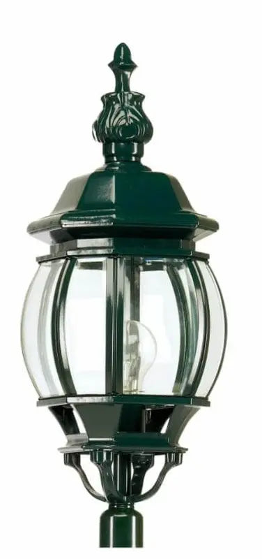 B-Ware Ks Verlichting Außenleuchte Lampe It 2 Laterne Kapuze Aluminium Glas Grün  - 5515075