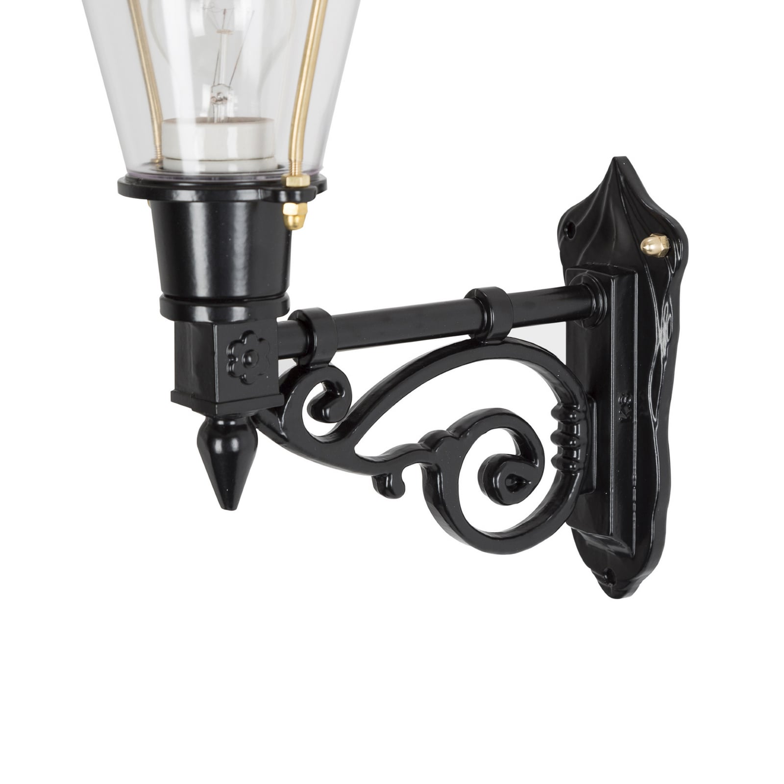 Nostalgische Außenwandleuchte Edam M grün kupfer dimmbar IP44 1x60W Aluminium - 8714732120401