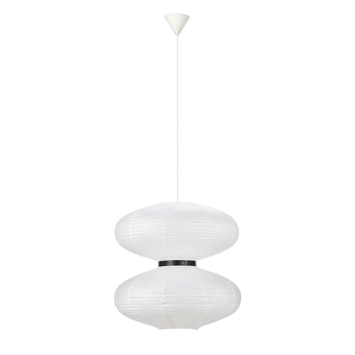 Markslöjd Pendelleuchte Dual Mit Papierschirm Weiß Pendellampe Lampe Leuchte 718 B-Ware - 7330024600447