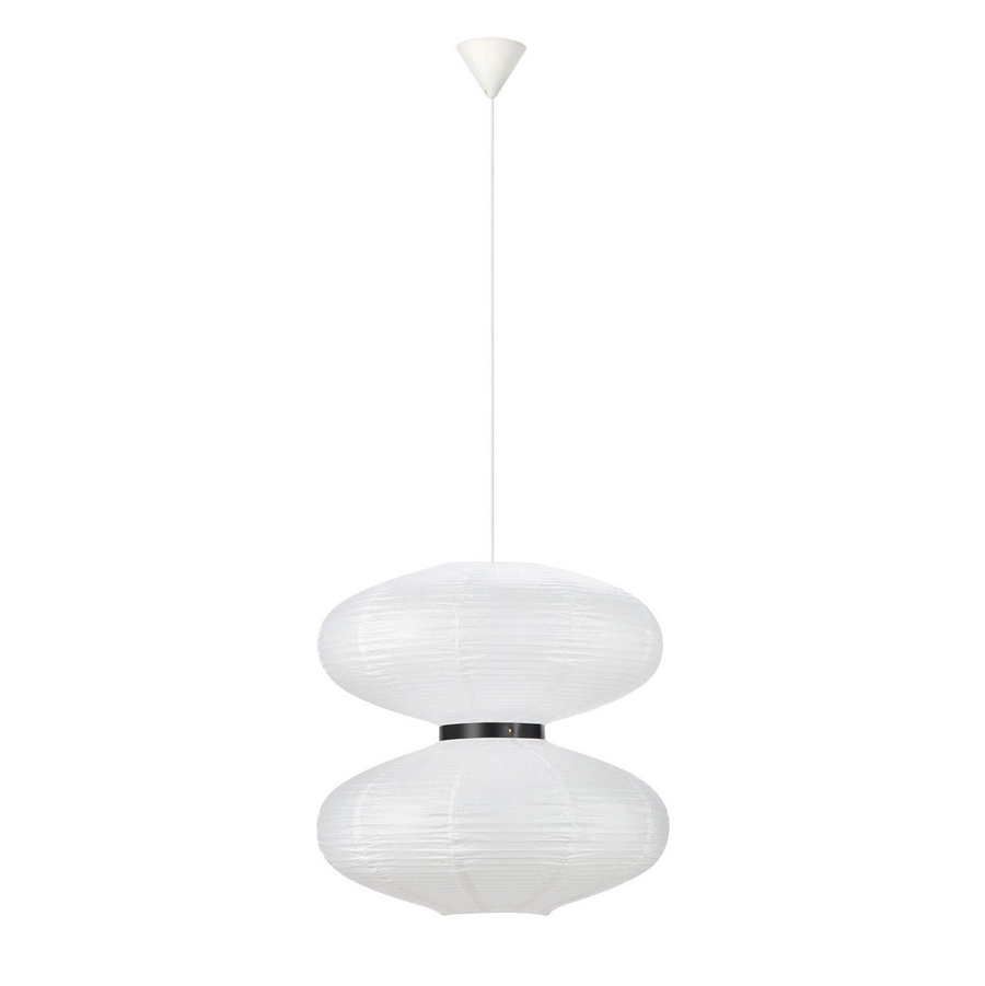 Markslöjd Pendelleuchte Dual Mit Papierschirm Weiß Pendellampe Lampe Leuchte 718 B-Ware - 7330024600447
