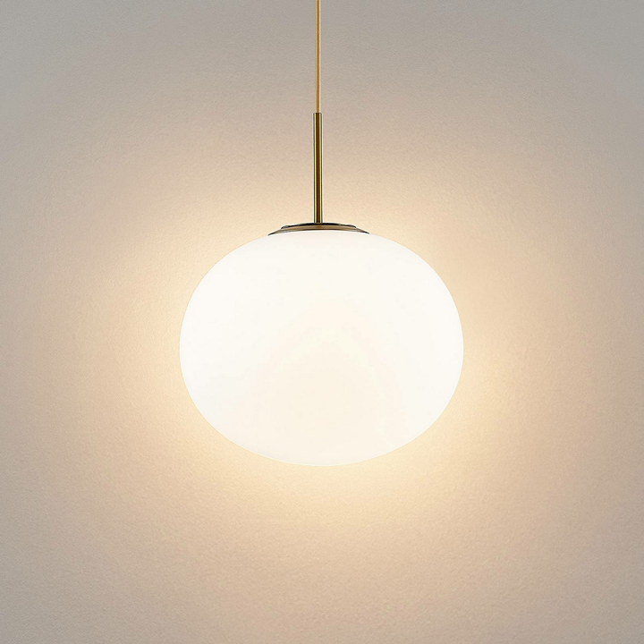 Lindby Noana Hängeleuchte Hängelampe Pendelleuchte Lampe Wohnzimmer Glasschirm