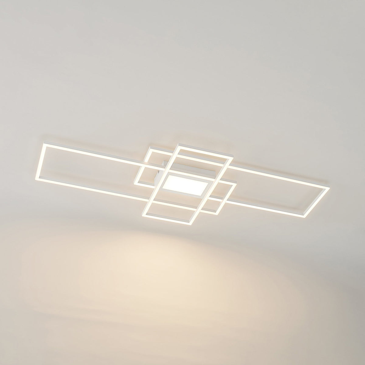 Lindby Caitlin LED-Deckenlampe Deckenlampe Deckenlicht Wohnzimmerleuchte weiß220 - 4251096595574