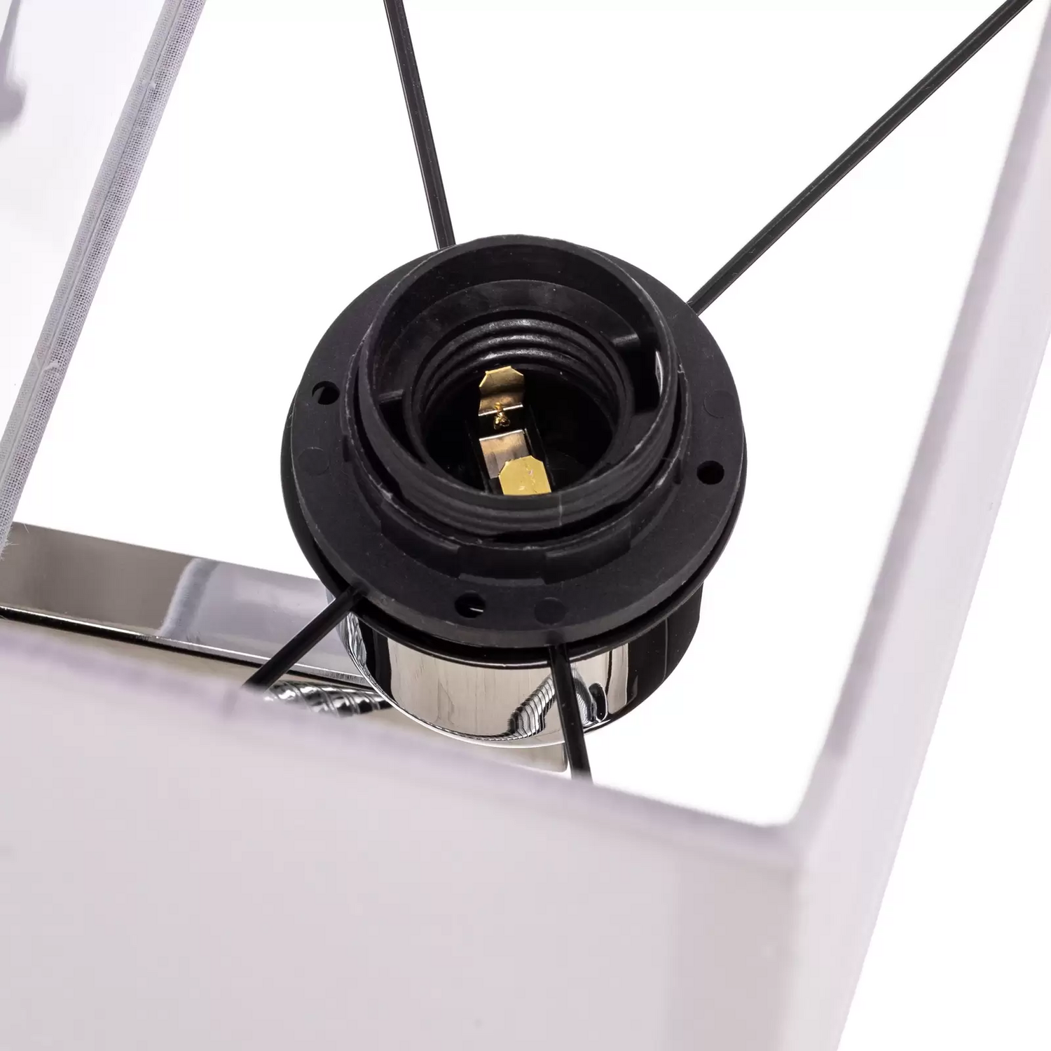 B-Ware Euluna Wandleuchte Harry Wandlampe Wandlicht Lampe Quadratisch Chrom/Chrom/Weiß