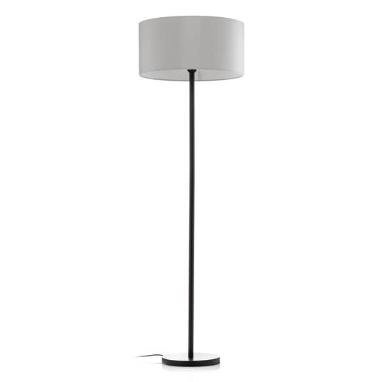 Euluna Stehleuchte Maarit Standleuchte Sehlampe Textilschirm E27 Grau Schwarz B-Ware - 5907642763902