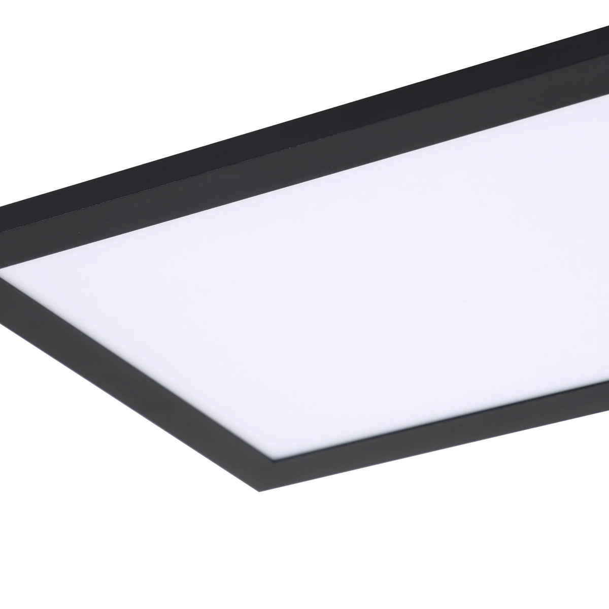 Lindby LED Panel Deckenleuchte Plafoniere Enhife schwarz Aluminium Kunststoff 80 - 4251911782592