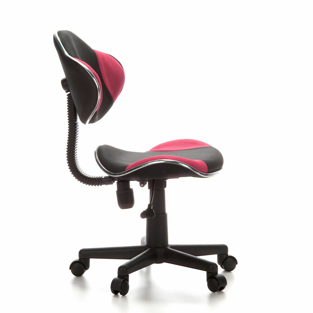 Hjh Office Kiddy Gti 2 Kinderdrehstuhl Grau / Pink Drehstuhl Arbeitsstuhl Kin888 B-Ware