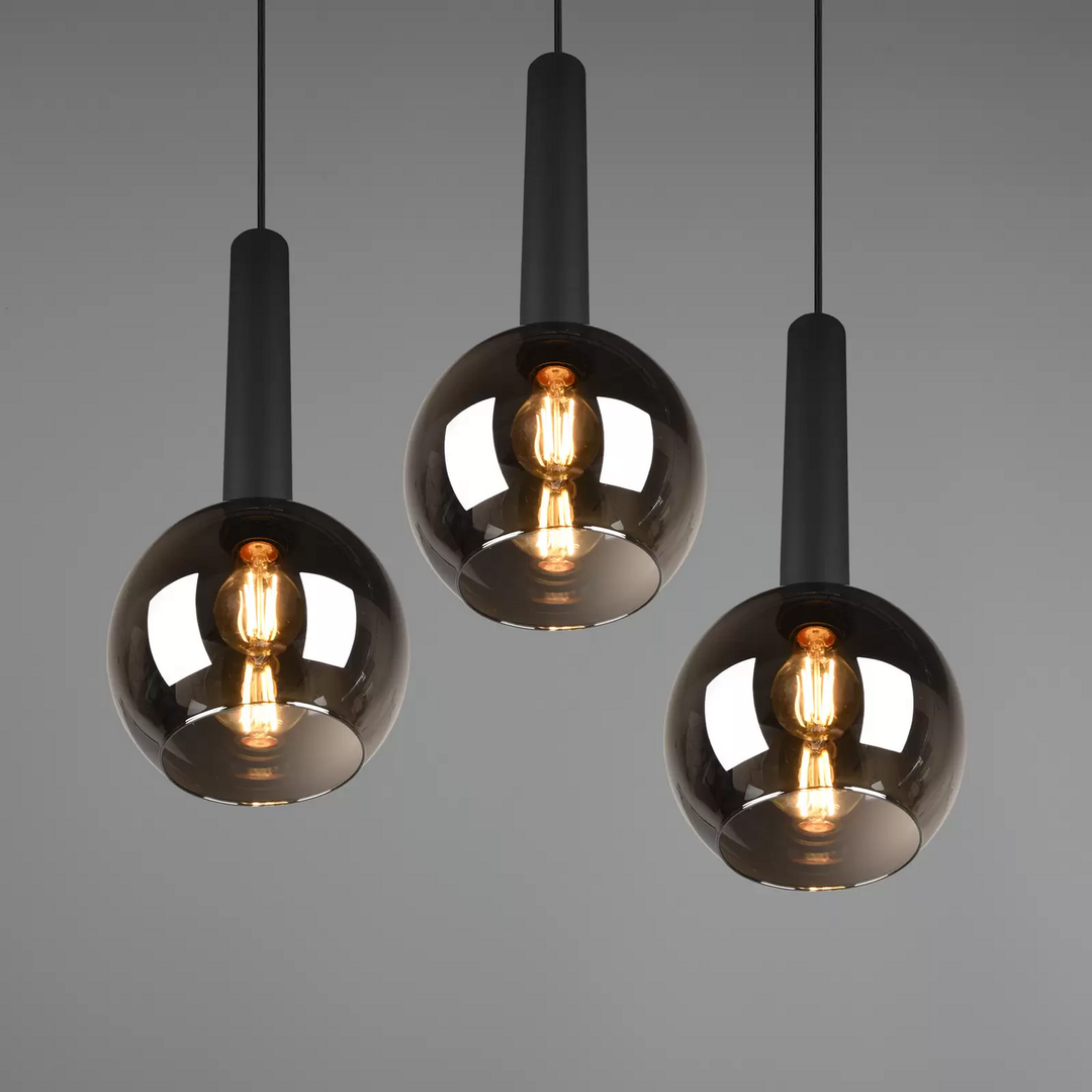 Trio Lighting Hängeleuchte Clayton Hängeleuchte Pendellampe Lampe Leuchte E27