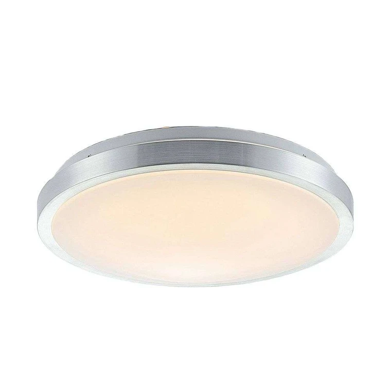 B-Ware Lindby Deckenleuchte Deckenlampe Led Lampe Emelie Alu Metall Aluminium Acryl