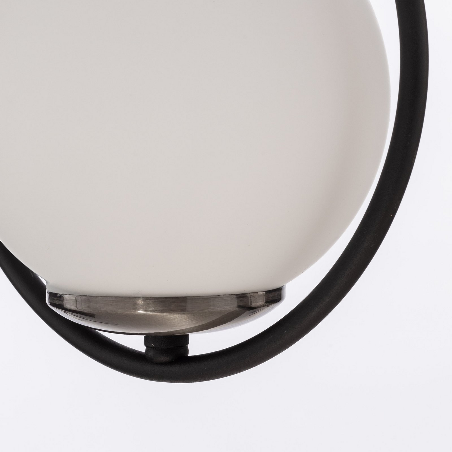 Hängeleuchte Mudoni Mr 937 1 Flg. Schwarz/Opalglas Hängelampe Leuchte Lampe 257 B-Ware - 8681875649222