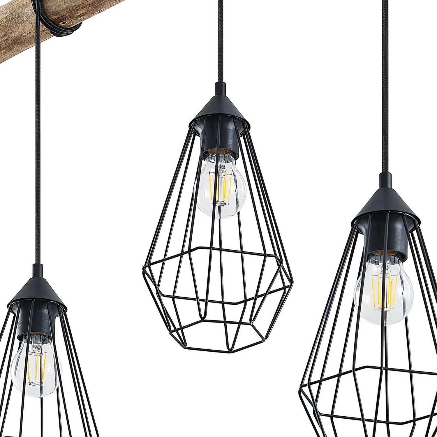 Suspension Lindby Eldarion, plafonnier à 4 lumières, 14 pouces, produit de seconde main.