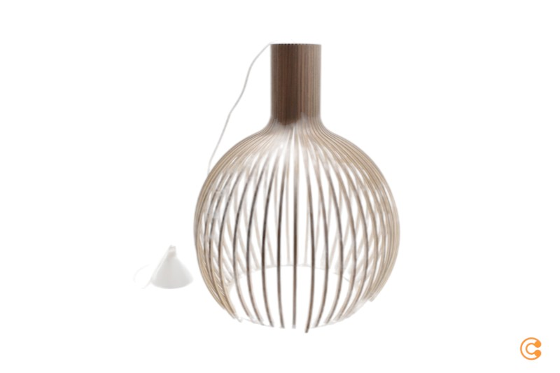 Secto Octo Pendelleuchte Hängeleuchte Pendellampe Deckenlampe Lampe Walnuss