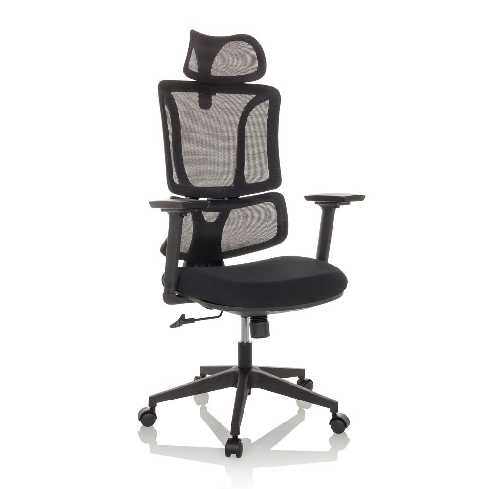 Bürostuhl Drehstuhl ERGOMY Sitz Schreibtischstuhl Büro Netzstoff schwarz mybu586 - 4064323037163