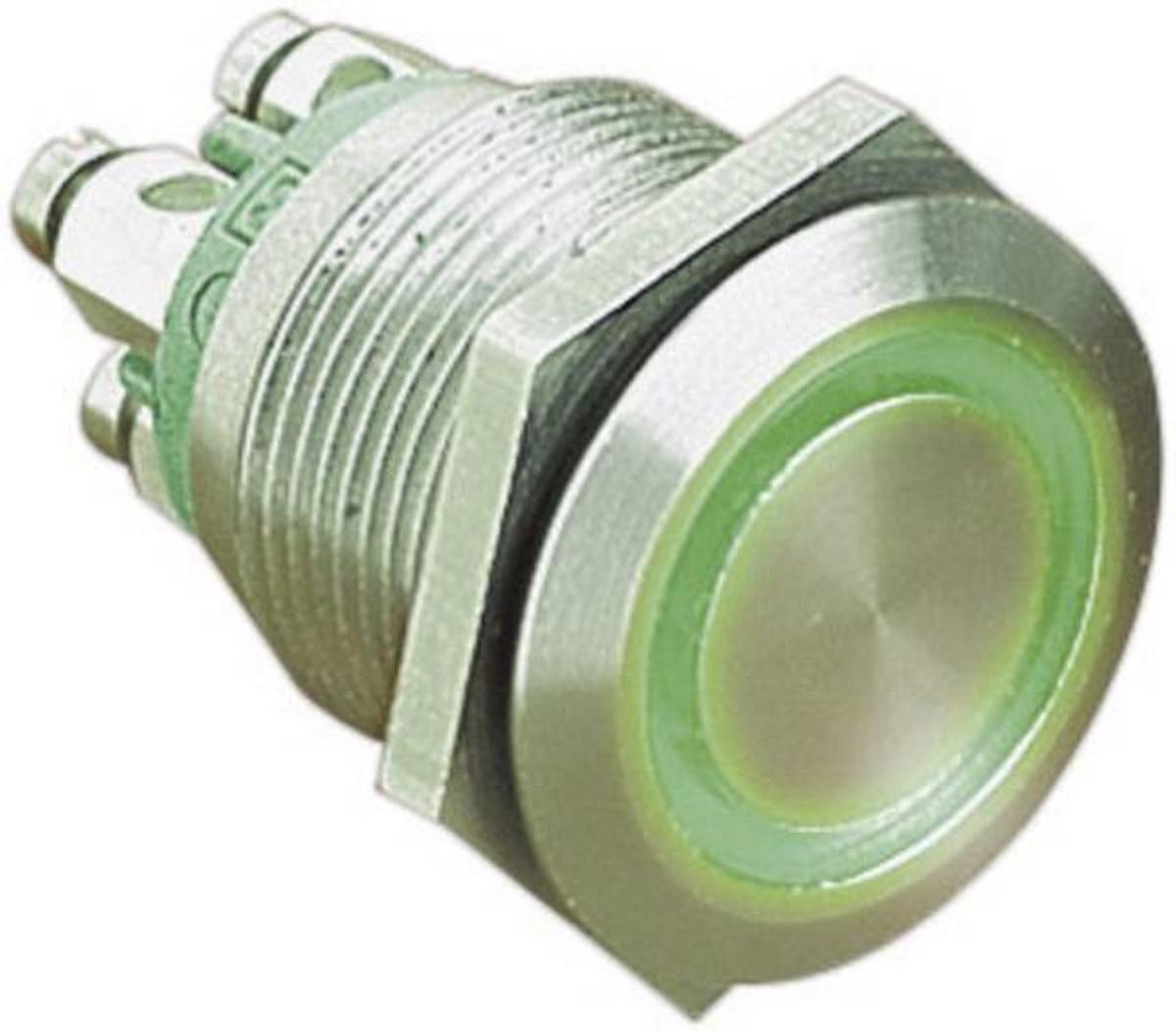 B-Ware Bulgin Mpi002/Term/Gn Ip66 Vandalismusgeschützter Drucktaster 24 V/ 3 Stück