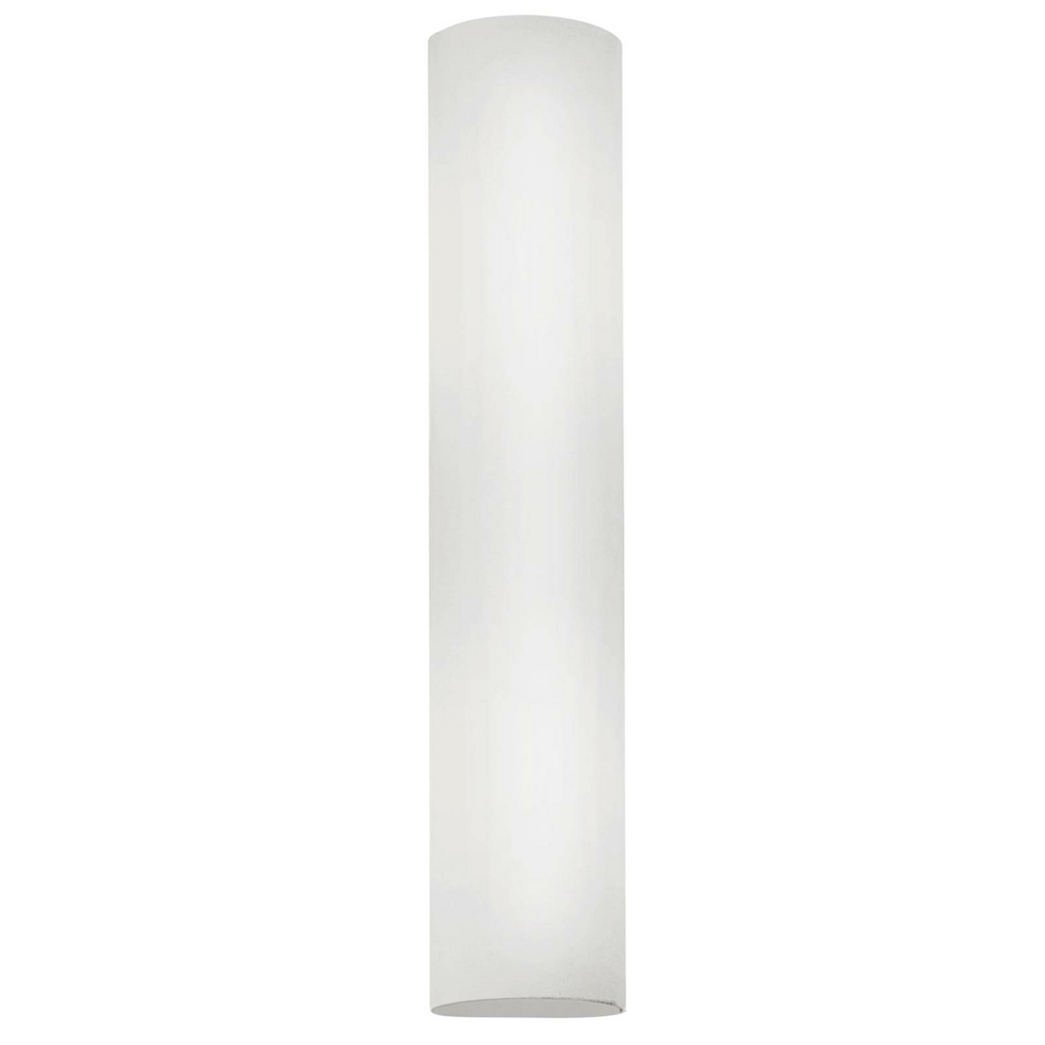 Applique murale EGLO Zena, lampe de couloir, H 39 cm, lampe en verre, blanche 