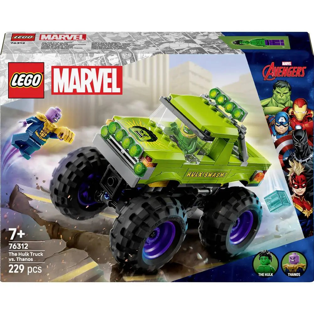 B-Ware Lego Set Baukasten Spielzeug Marvel Superhelden Hulk Truck Vs. Thanos 76312 - 5702017817859