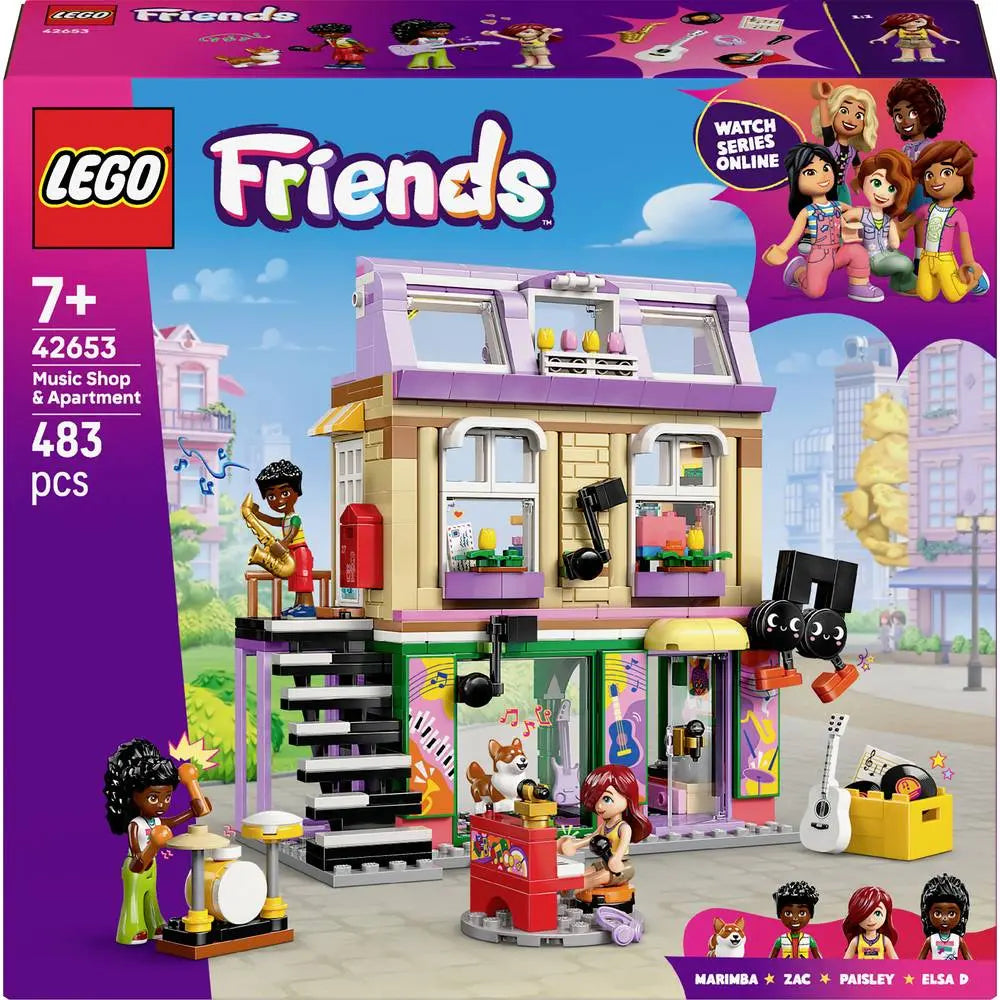B-Ware Lego Friends Spielset Baukasten Musikladen & Wohnung Spielzeug Set 42653  - 5702017940809