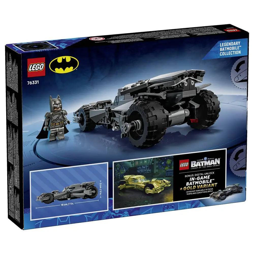 B-Ware Lego Bausatz Set Spielzeug Dc Comics Super Heroes Batman Batmobil 220 Teil 76331 - 5702018063149