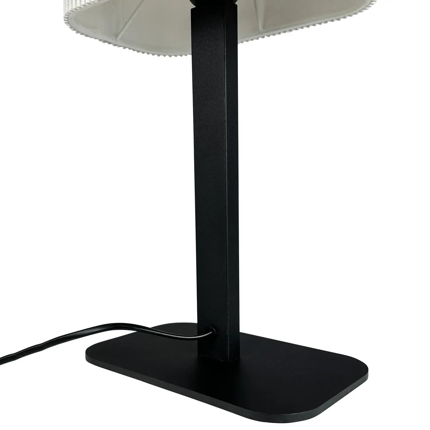 B-Ware Dyberg Larsen Tischlampe Leuchte Calix Weiß Textil Metall Naturweiß 39 Cm - 5704709091394