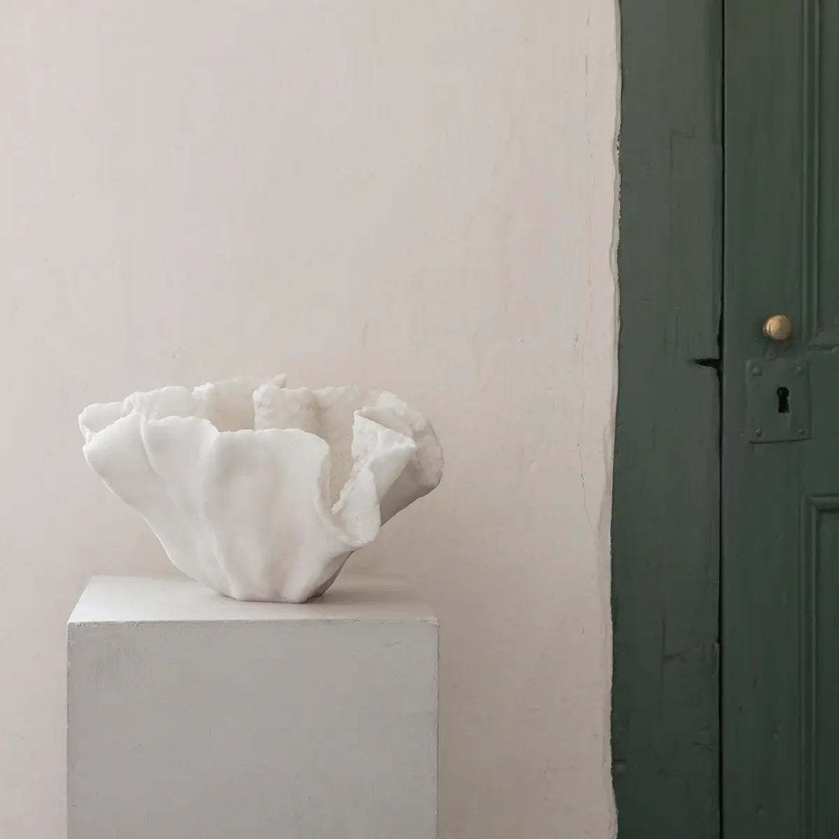 B-Ware Mette Ditmer Schale Schüssel Coral Deko Schale Weiß Steingut Aufbewahrung 30 Cm - 5706241954298