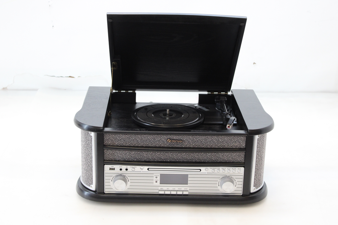 Denver Mrd 51 Radio Musiksystem Dab Cd Player Plattenspieler Siehe Text/Foto B-Ware - 5706751049286