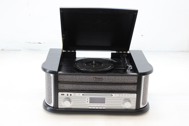 Denver Mrd 51 Radio Musiksystem Dab Cd Player Plattenspieler Siehe Text/Foto B-Ware - 5706751049286
