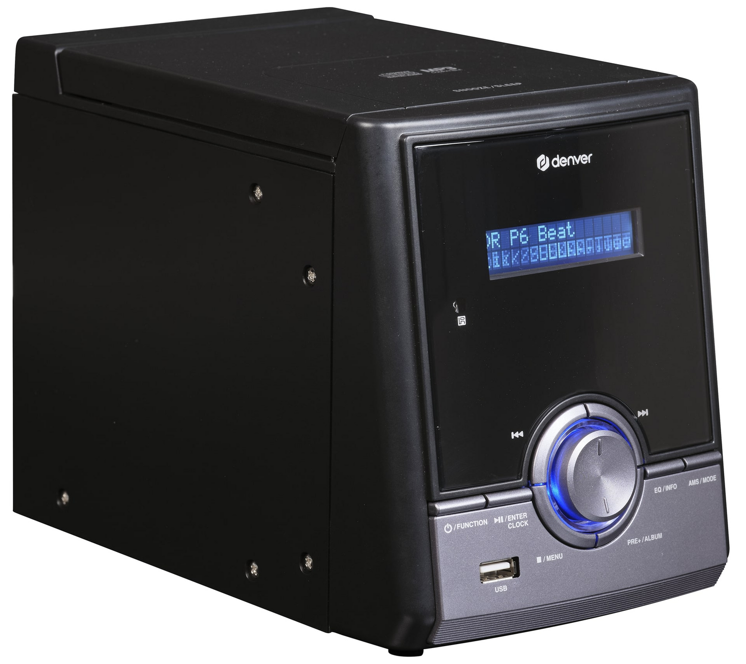 Denver Stereoanlage Kompaktanlage Musik Dab+ Cd Bluetooth Mp3 Ukw Schwarz B-Ware - 5706751075162