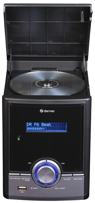 Denver Stereoanlage Kompaktanlage Musik Dab+ Cd Bluetooth Mp3 Ukw Schwarz B-Ware - 5706751075162