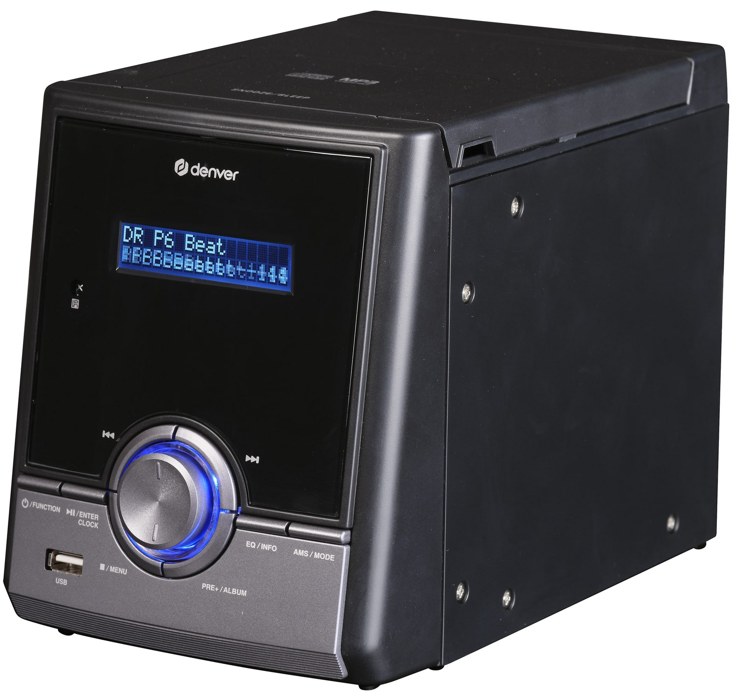 Denver Stereoanlage Kompaktanlage Musik Dab+ Cd Bluetooth Mp3 Ukw Schwarz B-Ware - 5706751075162