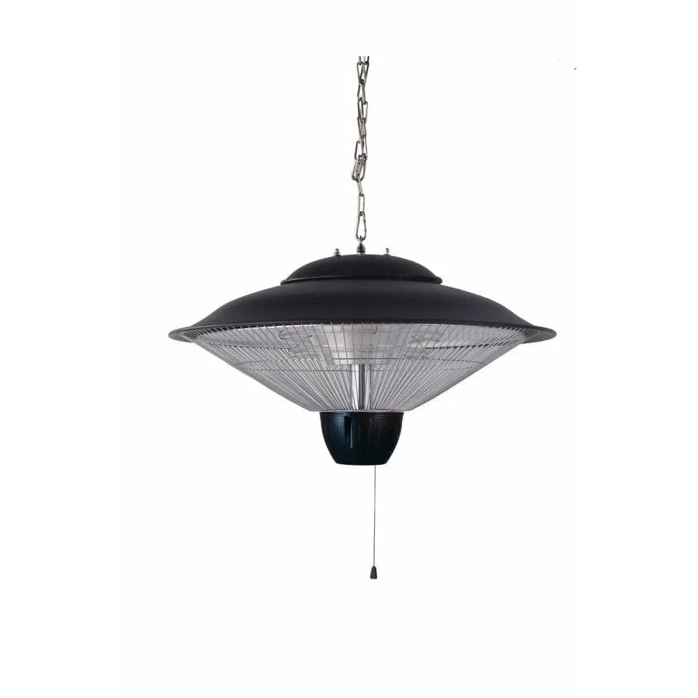 B-Ware Homeit Terrassenheizer Heizstrahler Infrarot Schwarz Aufhängen Zugschalter 1500 W - 5708614586259