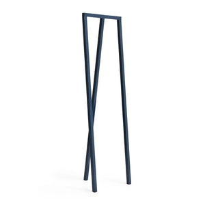 B-Ware Hay Garderobe Kleiderständer Loop Stand Stahl Dunkelblau Klein Montiert 150x45cm