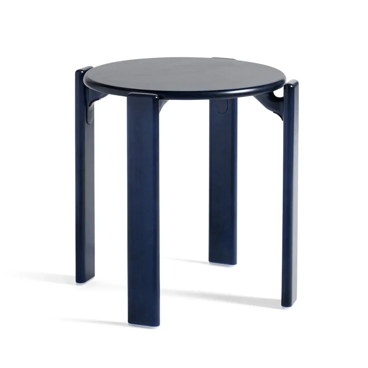 B-Ware Hay Hocker Sitzgelegenheit Rey Filzgleiter Dunkelblau Stapelbar Buche Lackiert - 5710441360414