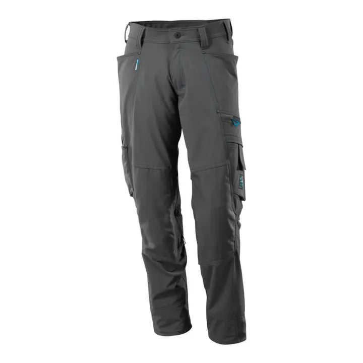 B-Ware Mascot Hose Mit Knietaschen Stretchstoff Hose Größe 82 C47 Dunkelanthrazit - 5711074572403