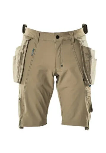 B-Ware Mascot Shorts Advanced Arbeitshose Shorts Hängetaschen Hellkhaki Gr C52 - 5711074630783