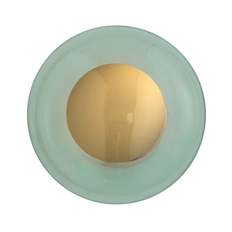 B-Ware Ebb & Flow Horizon Fassung Gold Grün Wandleuchte Wandlampe Lampe Licht ø 21 Cm - 5711863109506
