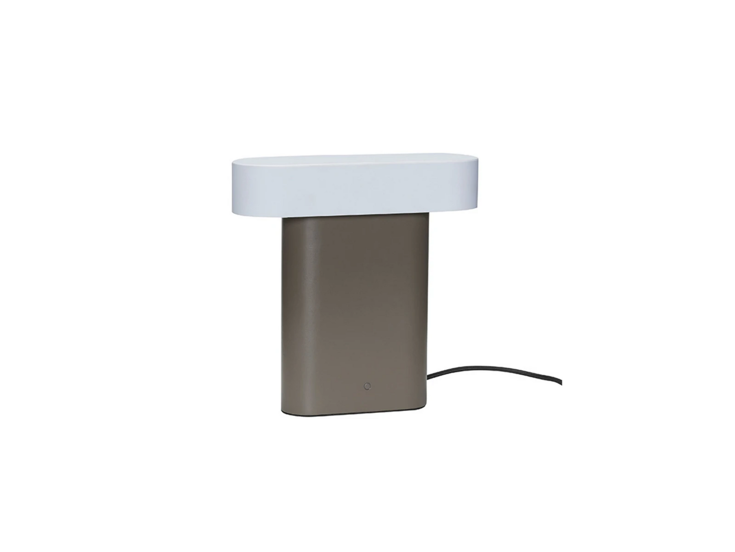 Hübsch Sleek Led Tischleuchte Tischlampe Nachttischlampe Braun/Grau B-Ware - 5712772134184