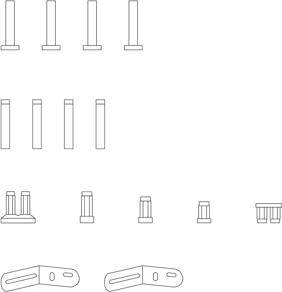Muuto Compile Bausatz Regal System Hauptmodul 21 Komponenten Set Schwarz B-Ware - 5713291861681