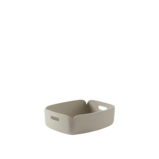 Muuto Restore Tray Korb Aufbewahrung Sandfarben Organizer Schreibtisch B-Ware - 5713295977913