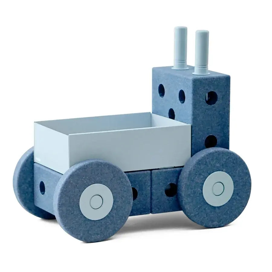 B-Ware Modu 3 In 1 Lauflernwagen Schubkarre Gehwagen Deep Blue Sky Blue 17 Teile Blau - 5714649125028