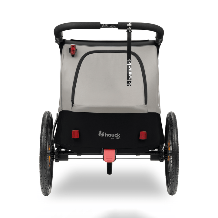 Hauck Dryk Duo Plus 2in1 Fahrradanhänger/Buggy Radanhänger Anhänger Buggy Black  B-Ware